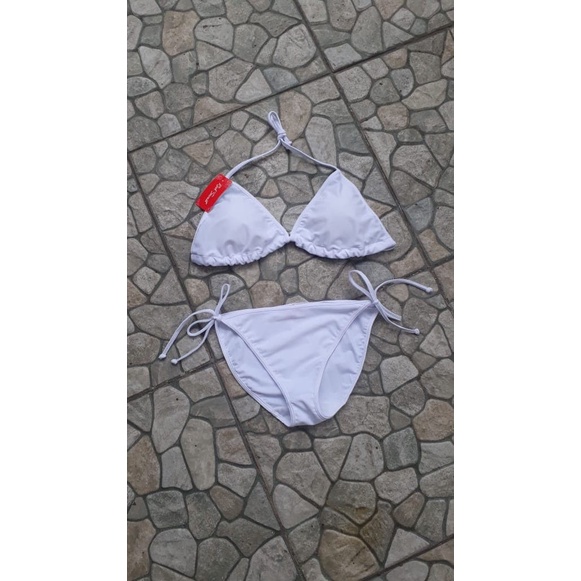 (TERLARIS) Bikini pantai Murah (BK.3301) - Putih, XL