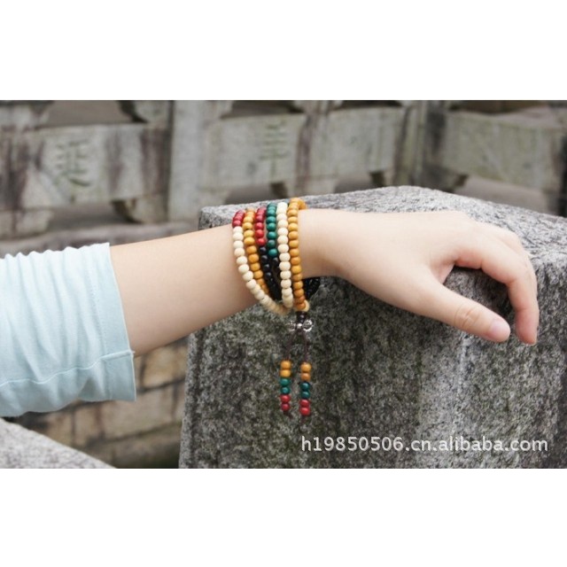 S65 pria dan wanita's fashion ornamen Buddha manik-manik perhiasan 216 Buddha manik-manik cendana ta