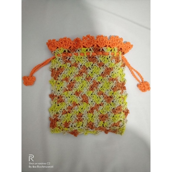 Tas mini serut rajut