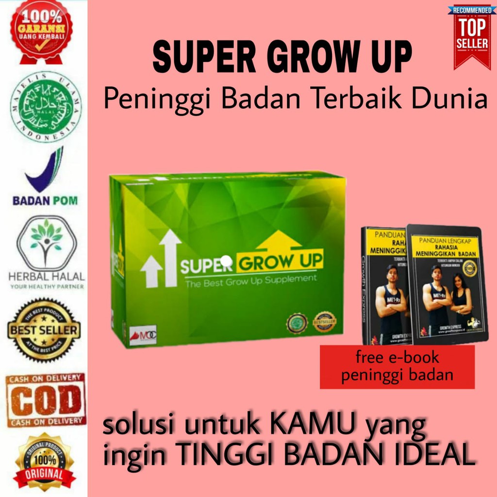 

SUPER GROW UP SUSU PENINGGI BADAN 100% ORIGINAL