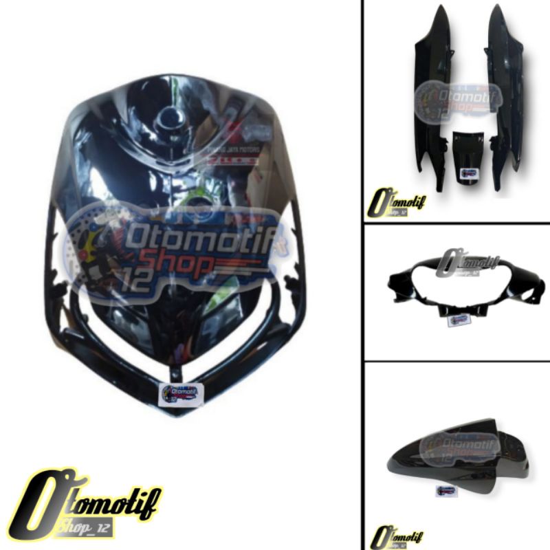 BODY MOTOR MIO.. cover body alus Yamaha Mio smile hitam