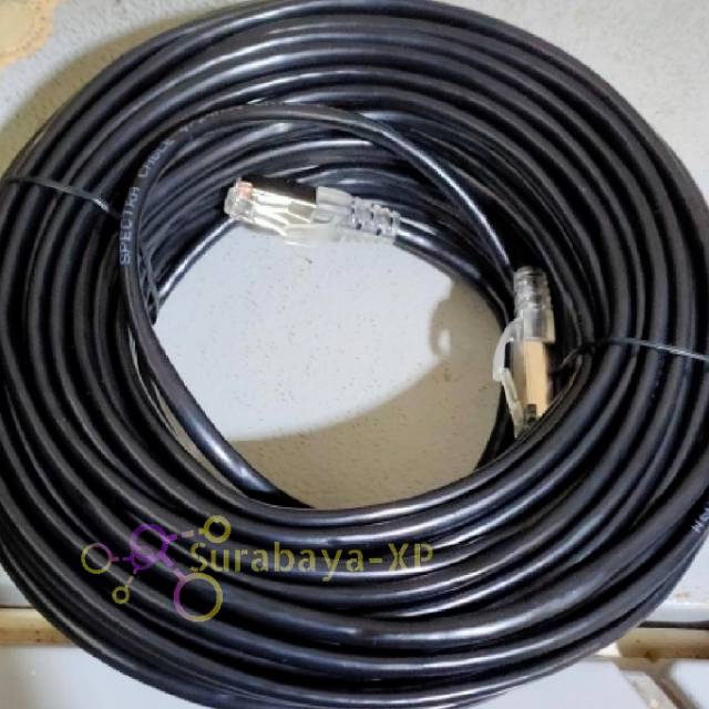 Kabel Internet LAN 60M UTP STP CAT5E 60 M 60 Meter 60Meter FTP Outdoor SPECTRA Indihome