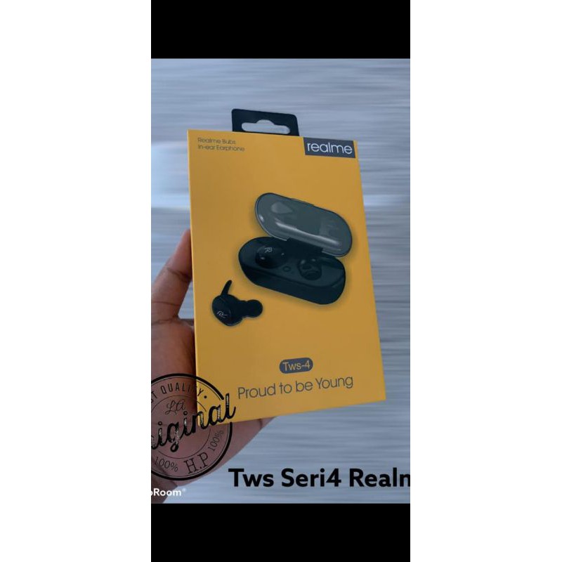 Handsfree / Earphone / Handset Bluetooth Realme Bubs TWS - 4
