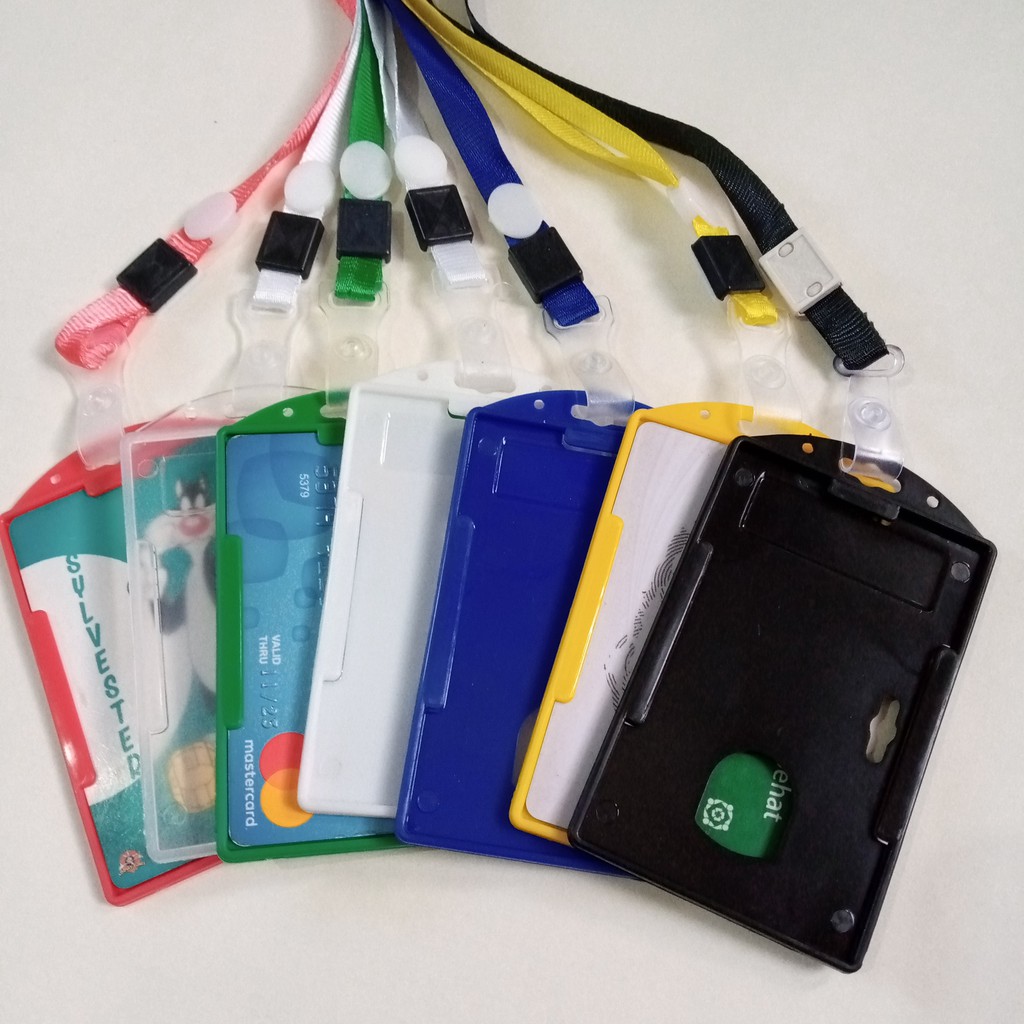 

Card Holder plastik plus tali