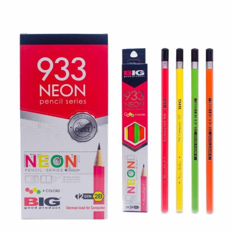 

Pensil Big Series 933 NEON 1 Pack