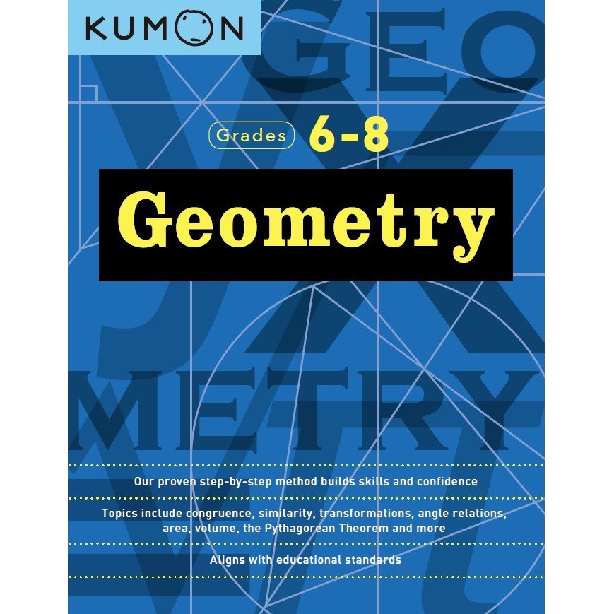 Buku Matematika Geometri Kumon untuk Kelas 6-8 SMP