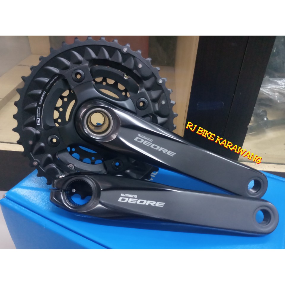 Crank Shimano Deore M6000 40 30 22 10 Speed Black