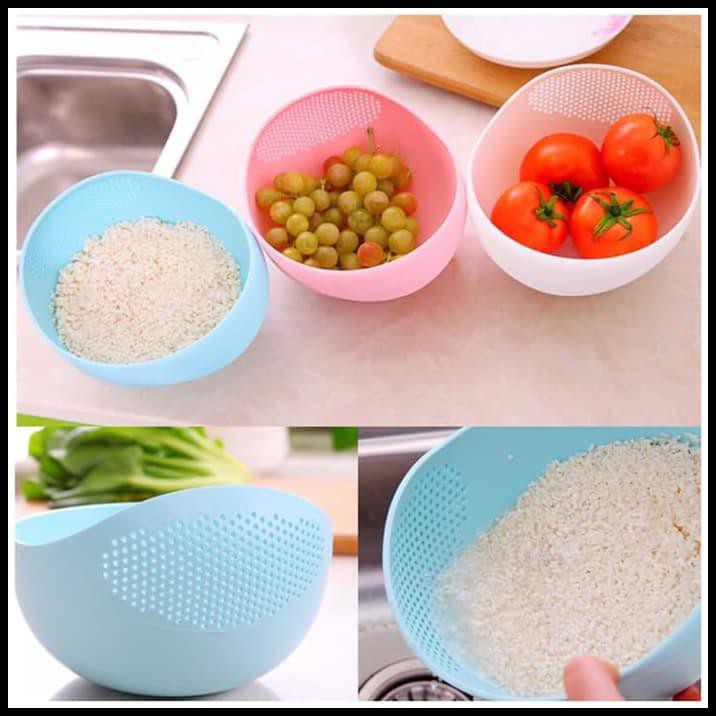 Wadah Cuci Beras Sayur Buah Multifunction Bowl