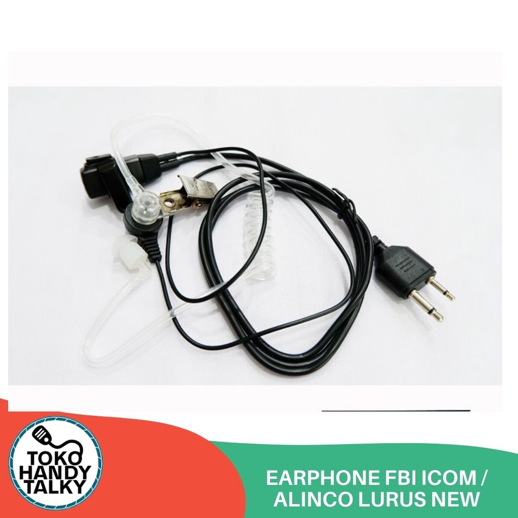 EARPHONE FBI ICOM / ALINCO LURUS NEW