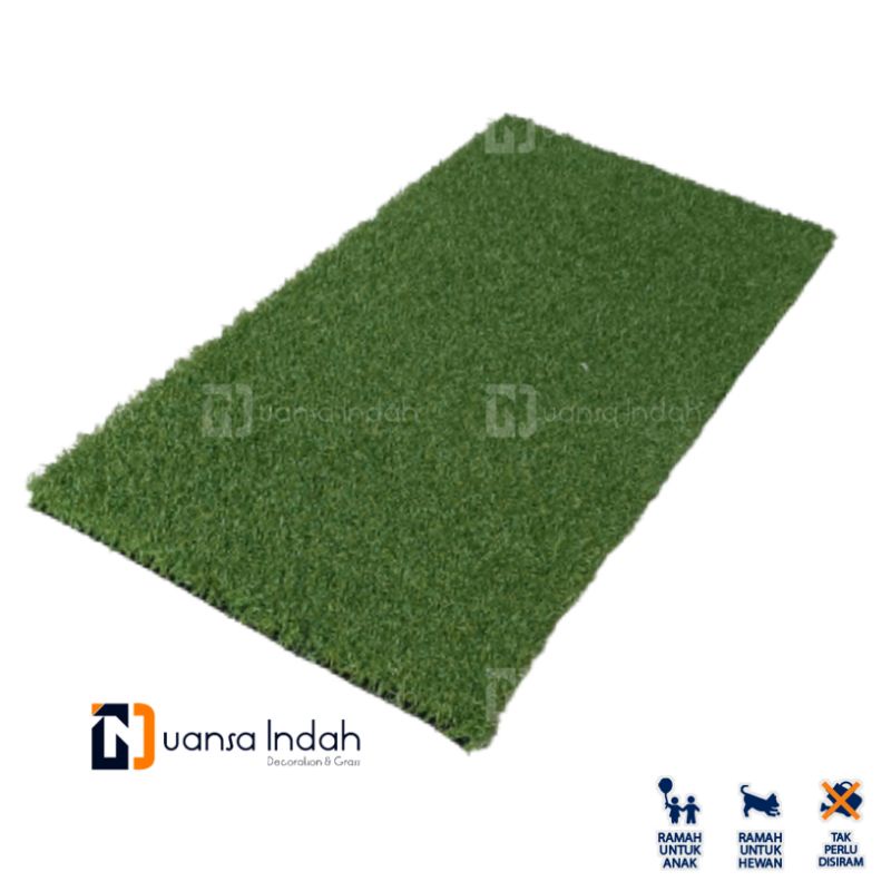 rumput sintetis type golf premium ukuran 25×50 cm