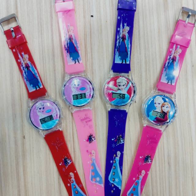 Jam tangan anak karakter frozen