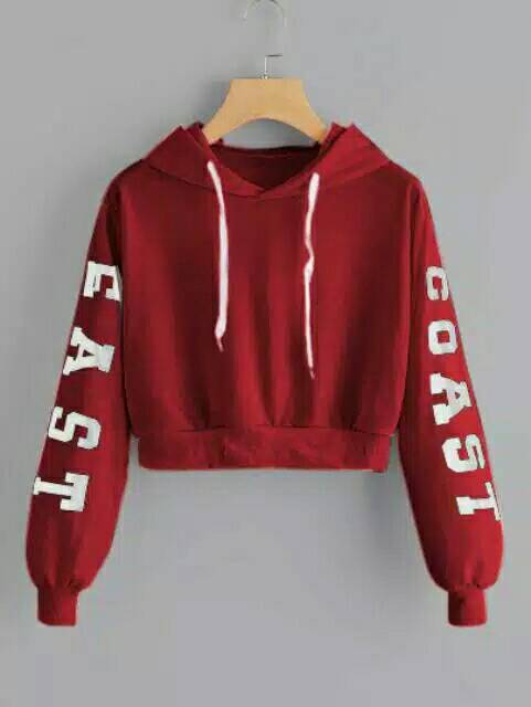 JNY.Co Sweater Hoodie Crop EAST COAST