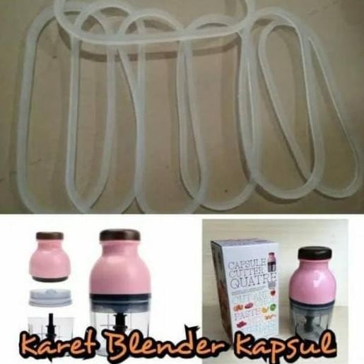 Karet Blender Seal Pipih Warna Putih Pengganti untuk Blender Kapsul