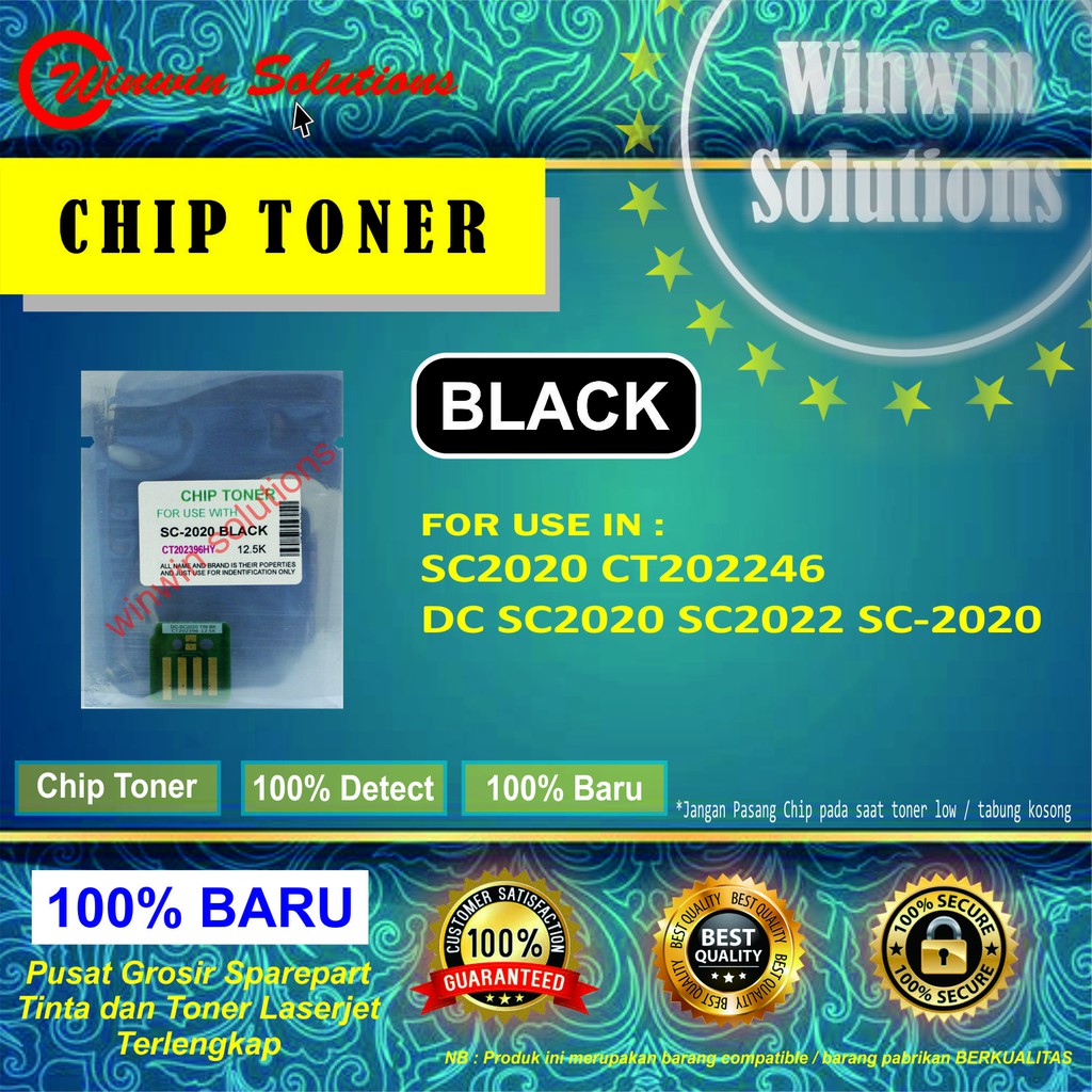 CHIP TONER XEROX Docucentre Cartridge SC2020 CT202246 BLACK SC-2020