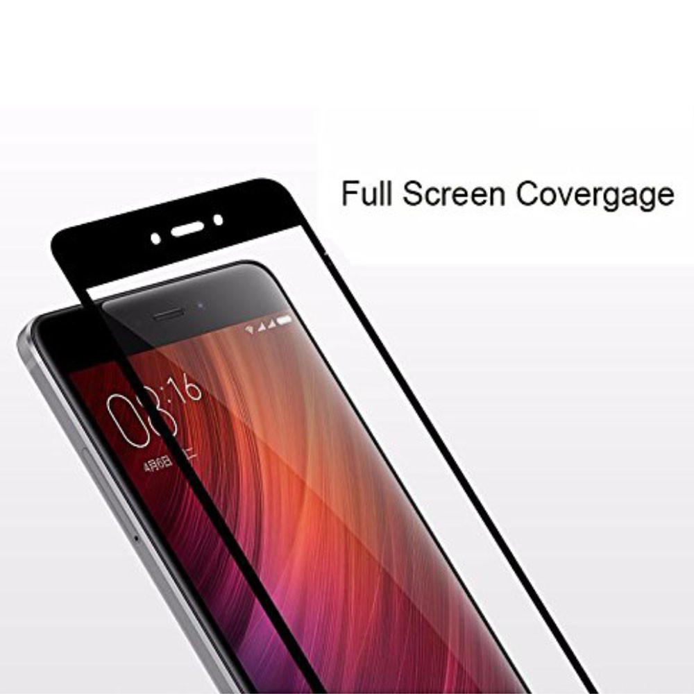 Tempered Glass Xiaomi Redmi Note 4 Full Colour / Anti Gores Kaca / Screen Protector