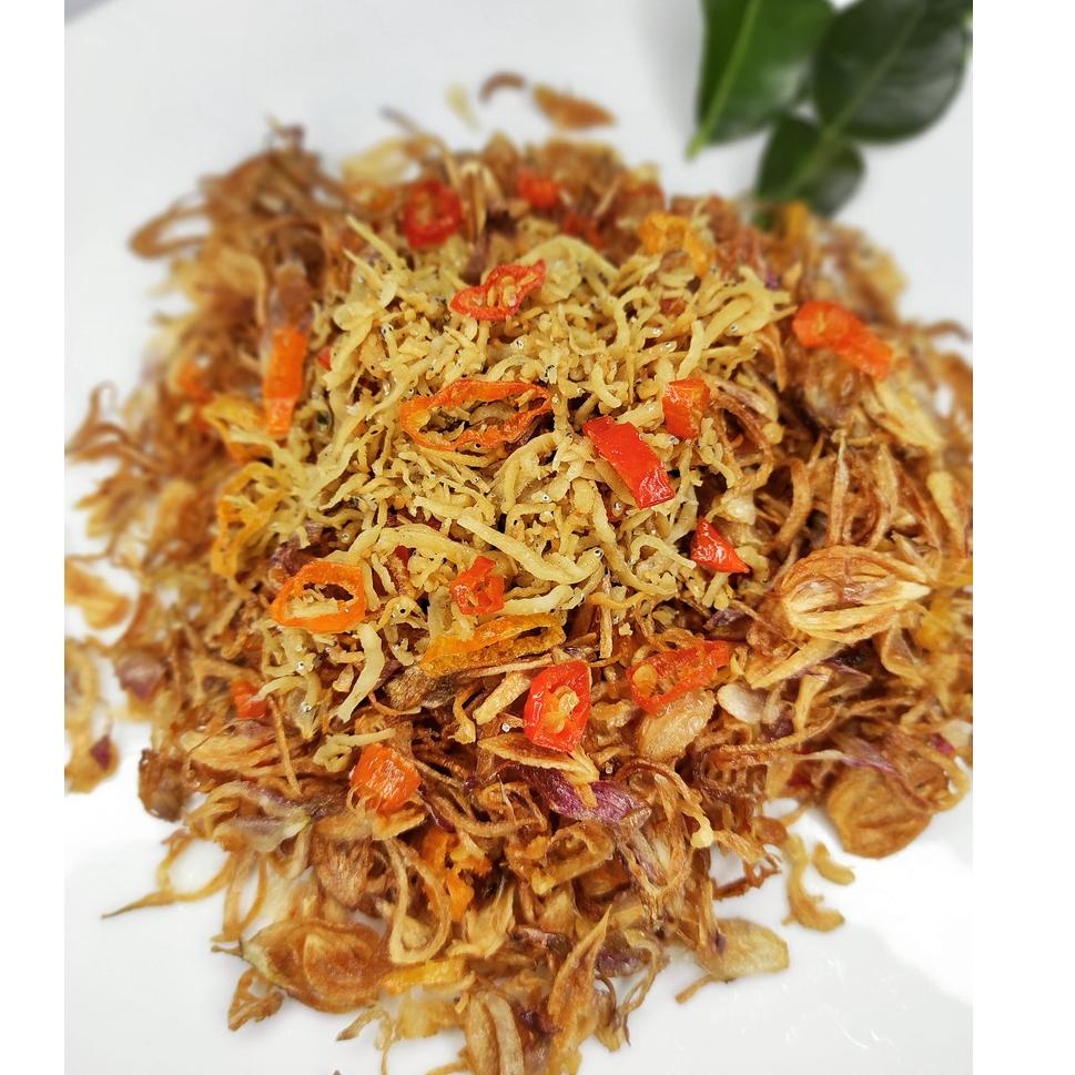 

cey-42 TERI MEDAN BAWANG GORENG CABE RAWIT /GURIH GARING/TANPA PENGAWET .,