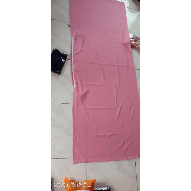 PASHMINI KCB RENDA KEPALA UKUR175X75cm/pasmina grigi pasmina lipit