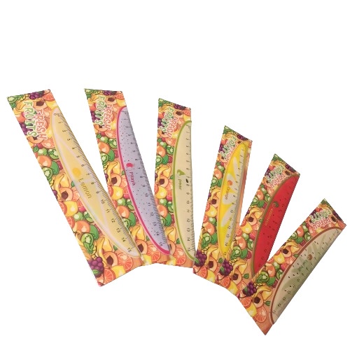 

penggaris plastik 15 cm buah