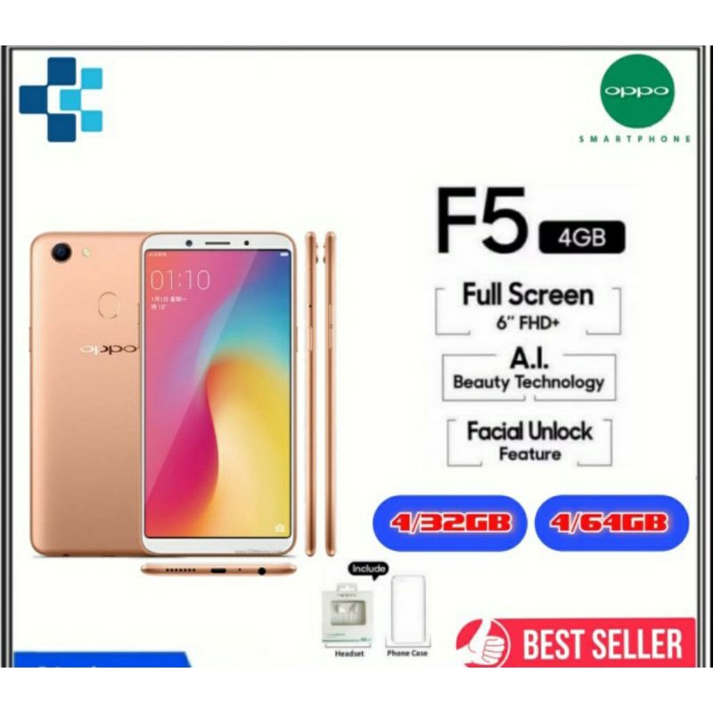 OPPO F5 4/32GB-4/32GB Hitam