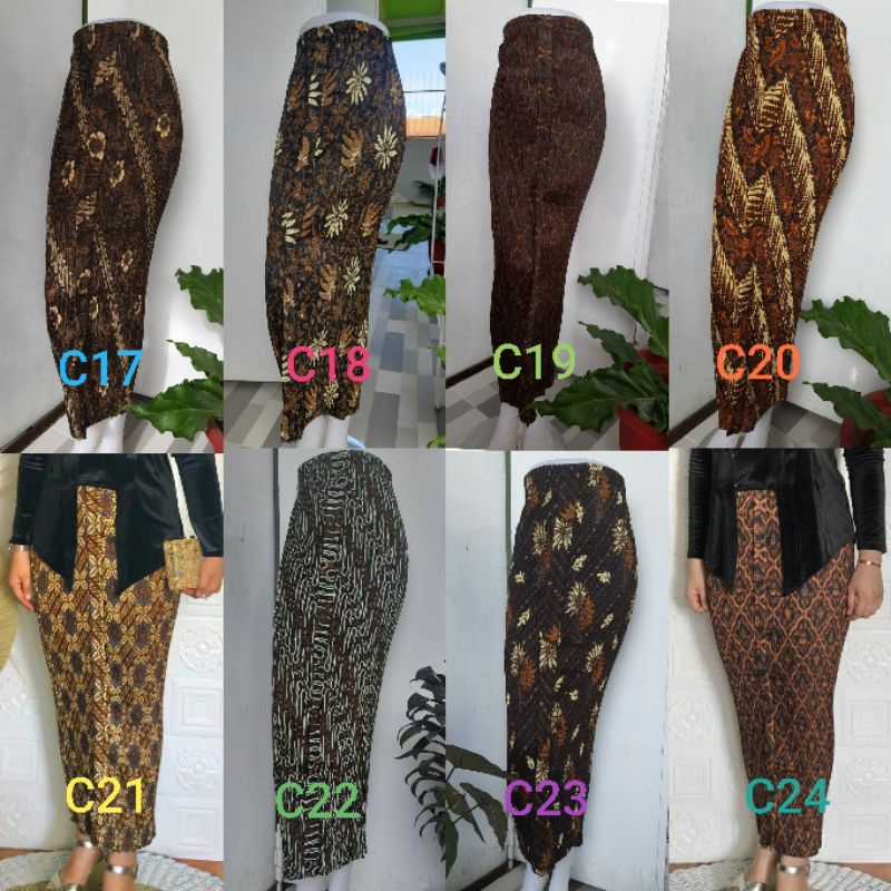 rok motif baru plisket wiron grosir murah