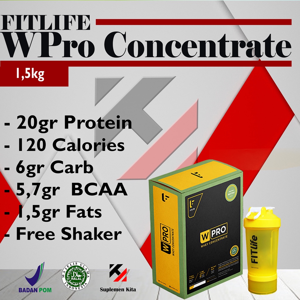 FITlife WPRO | WHEYPRO 3,3lb Whey Protein Concentrate