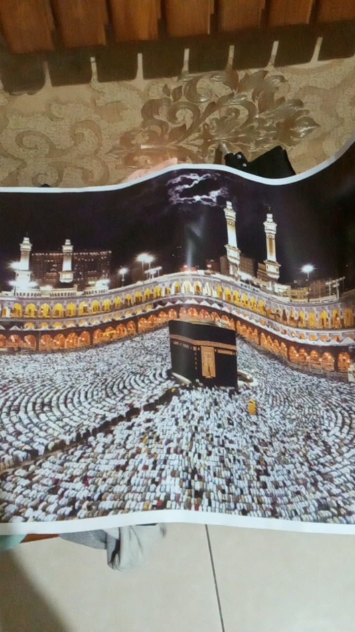 Poster Medium Kaabah #fjp285 - Ukuran 47 X 65 Cm