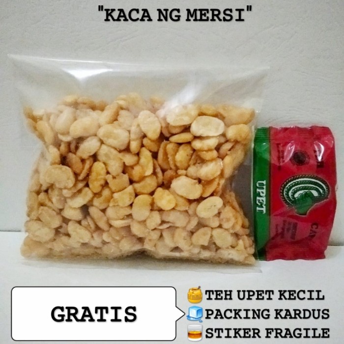 

PROMO Cemilan Kacang Mersi Oleh Oleh Khas Cirebon GRATIS Teh Upet