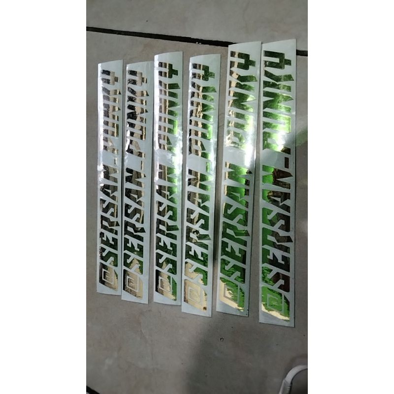 

stiker cutting satuan
