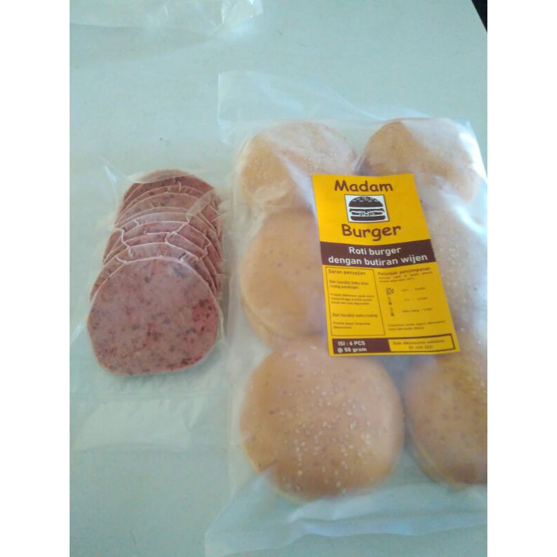 

pekat burger utk 6 porsi