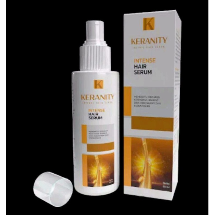 KERANITY Hair Serum Penumbuh Serta Penyubur Rambut Atasi Rontok & Botak Asli Original