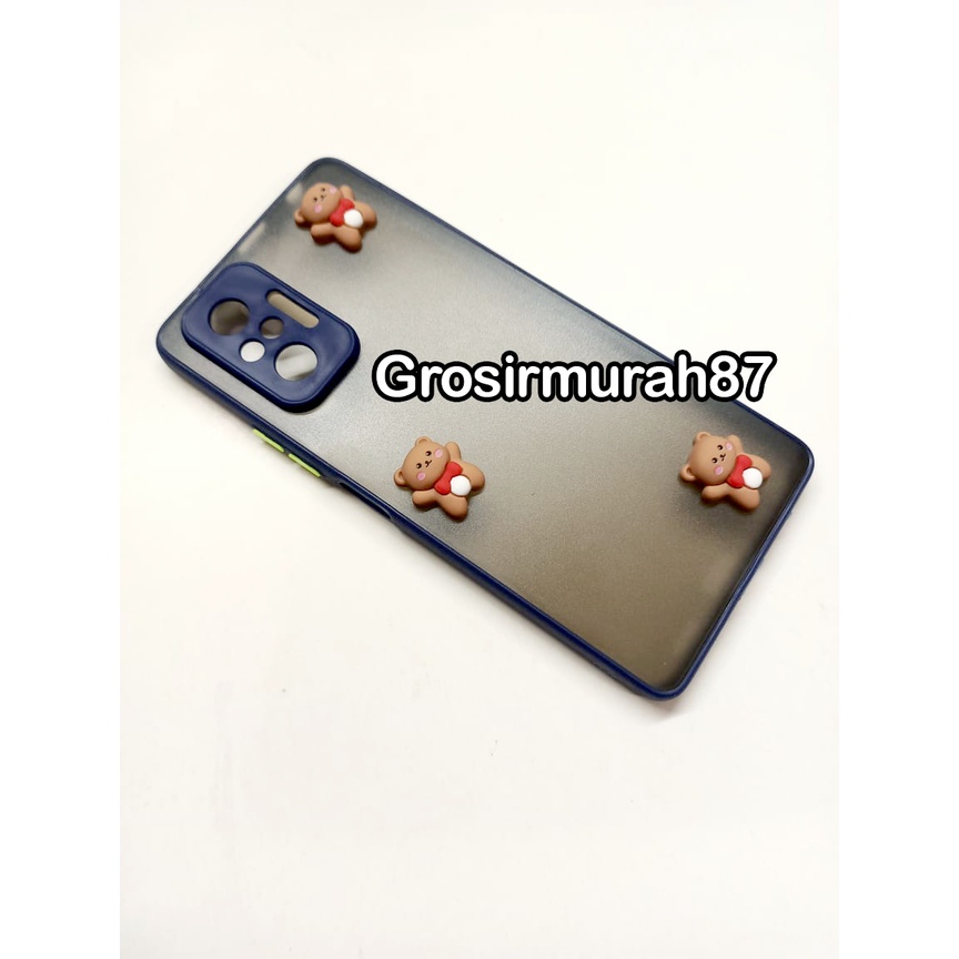 candy macaron softcase case tebal kondom hp Redmi note 10 pro Pink maroon kuning hitam navy