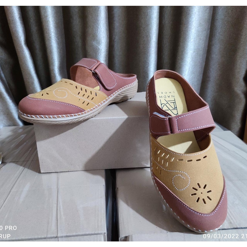 Sepatu Sandal Wanita Tali Selop Casual Mules Murah Terbaru