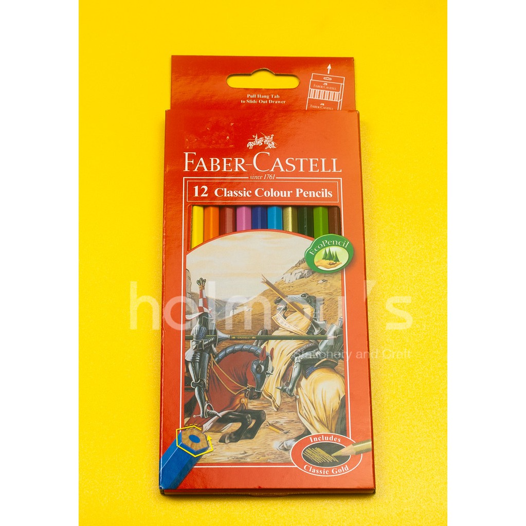 

PENSIL / KELIR WARNA KAYU FABER CASTEL CLASSIC 12 WARNA LONG