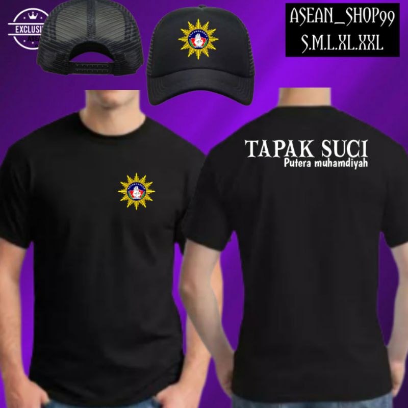kaos baju tapak suci Putera muhamadiyah plus topi kaos pencak silat