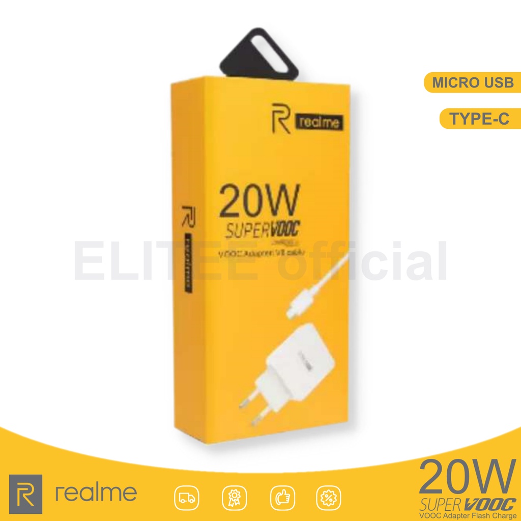 Fast Charger Realme 20W Fast Charging Original