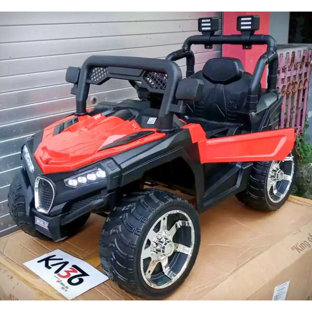 Mainan Mobil Aki Anak model Jeep UTV Bugati - MOB 2019 (Ada Remote Control)