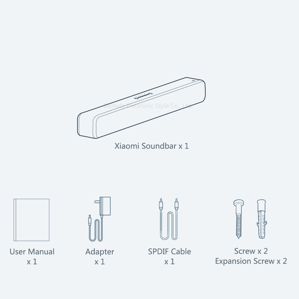 Soundbar Speaker Bluetooth Home Theater 33 Inch - MDZ-27-DA