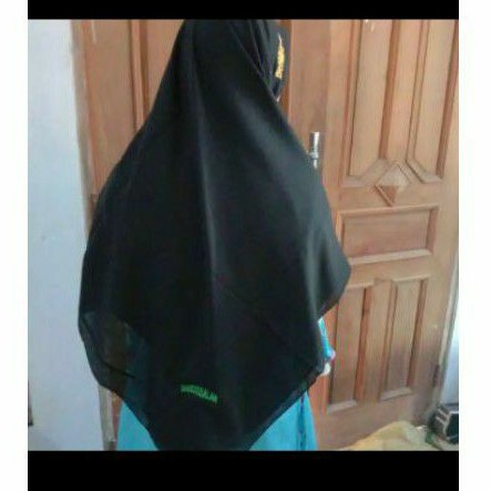 Jilbab Segi  empat Jumbo  bordir logo NU
