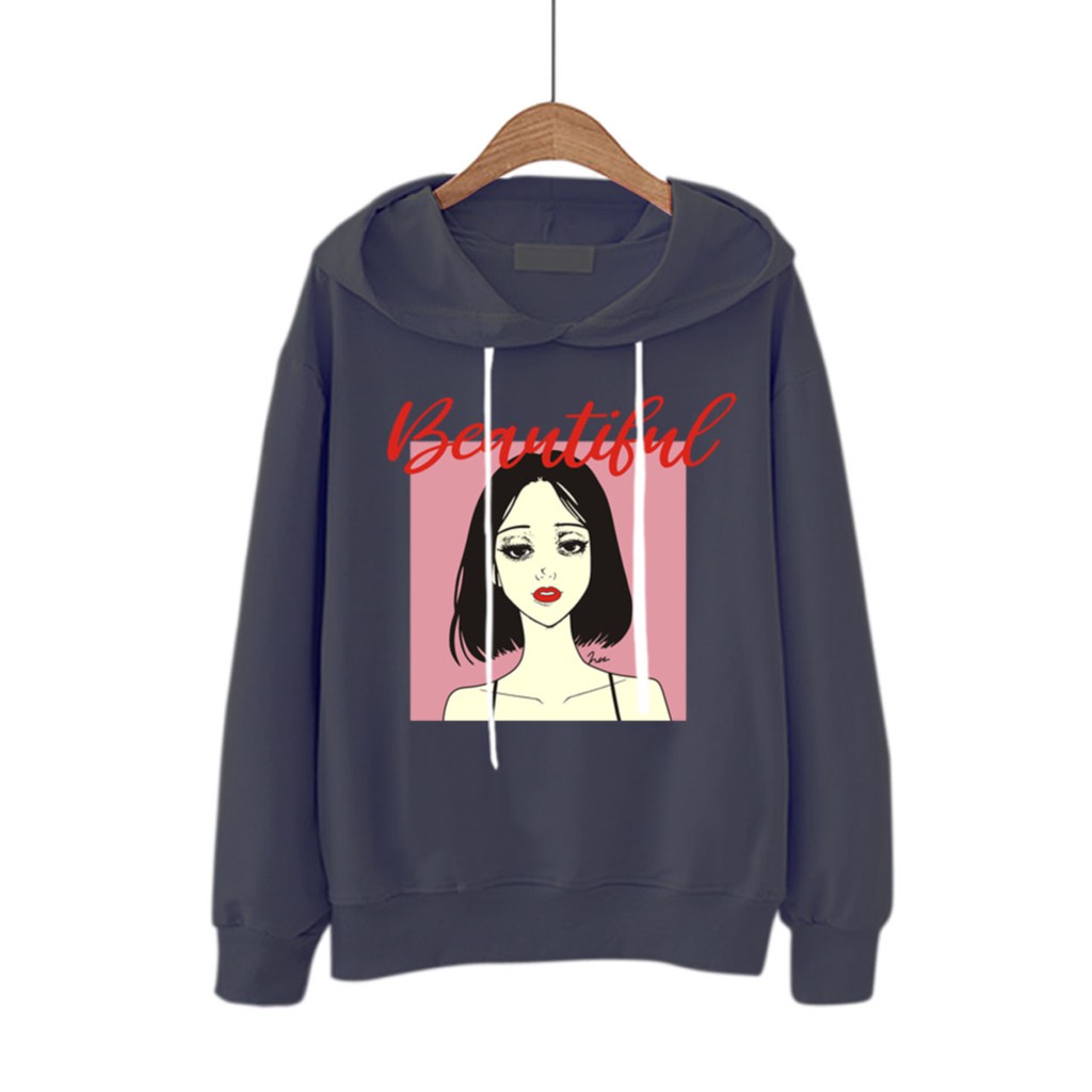 Bess - Sweater Hoodie Murah / Sweater Hoodie Wanita BEAUTIFULL