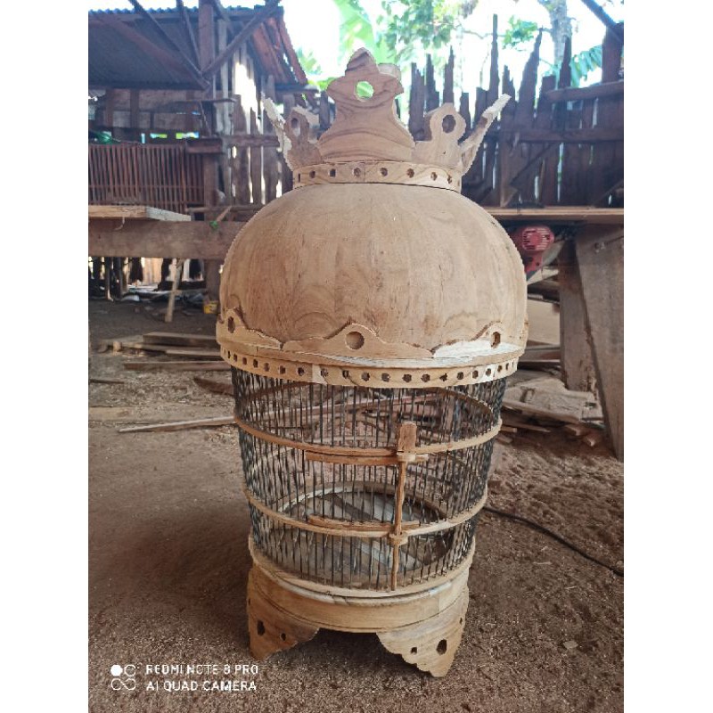 Sangkar Perkutut Mentahan full Kayu Jati
