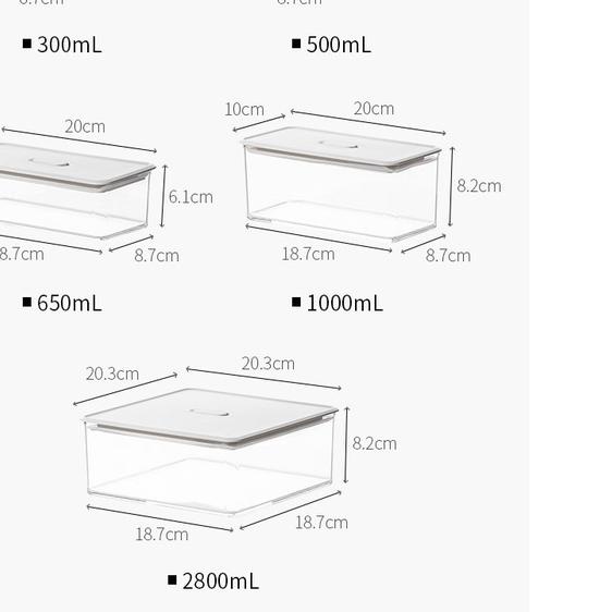 ✩ RAK KULKAS KOTAK MAKANAN BOX CONTAINER BOX KULKAS KEDAP UDARA ❇