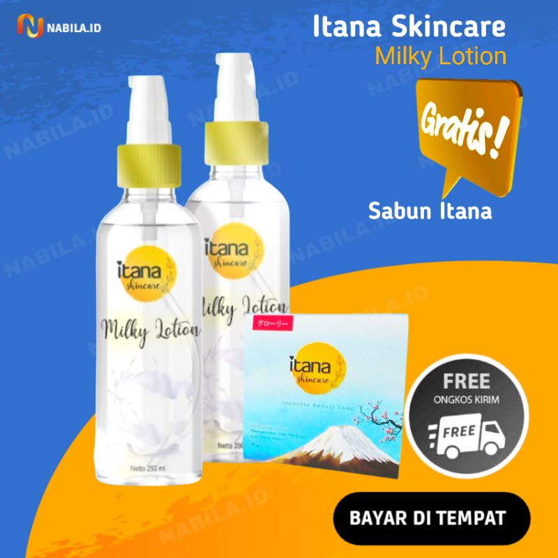 Handbody Itana Skincare Milky Lotion Hand Body Lotion Itana Whitening