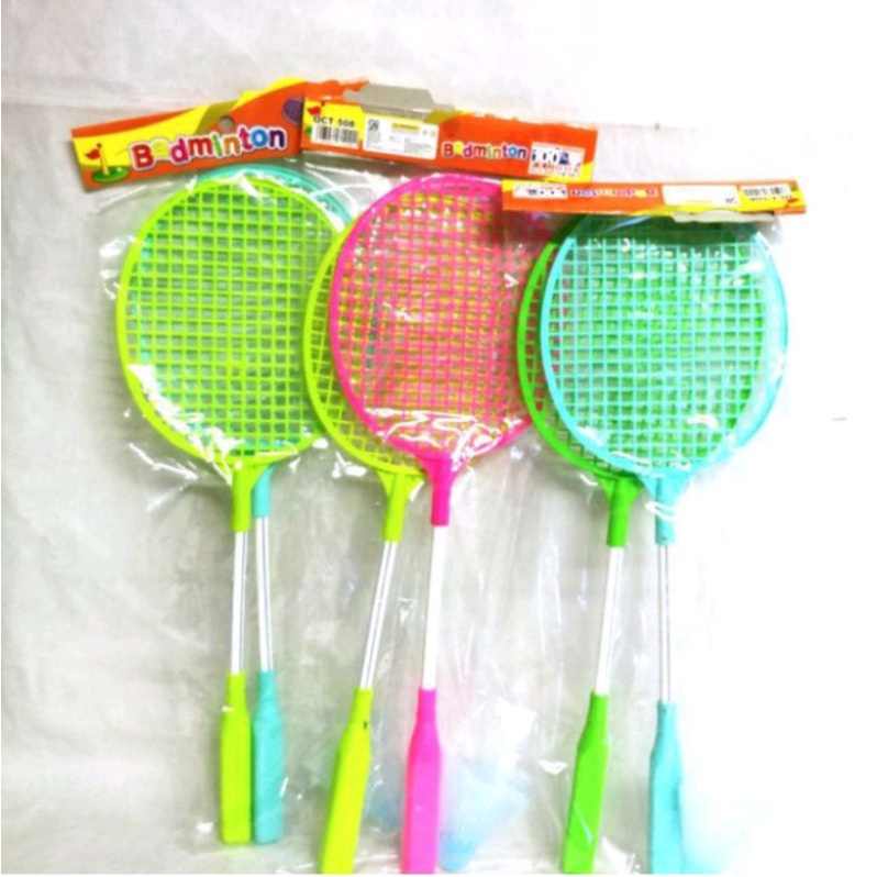 AJ Mainan Raket Badminton Plastik Anak/ Mainan Anak Edukasi Mainan Raket Badminton Plastik