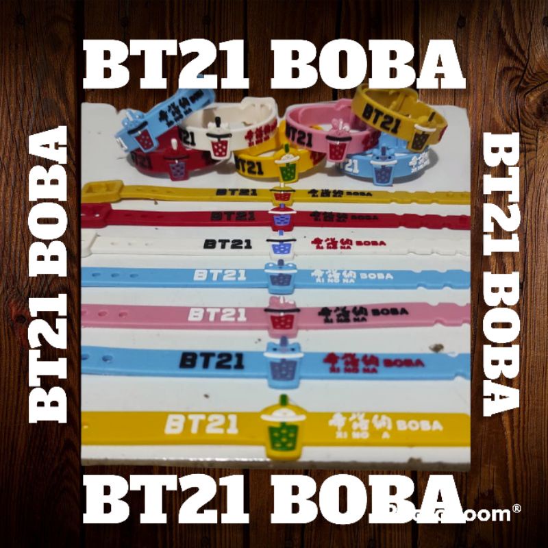 gelang tangan bts bt21 boba#cartinhy