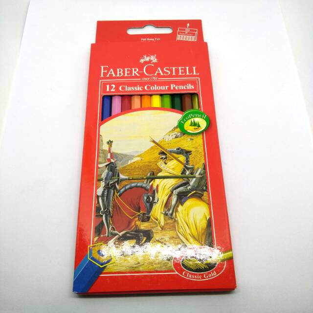 

Pensil warna Faber Castell 12 classic colour pencils big