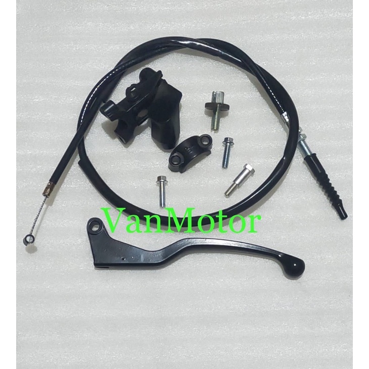 DUDUKAN HANDLE HENDEL KOPLING SET KABEL SATRIA FU 150 KLX 150 DT TRACKER TREKER