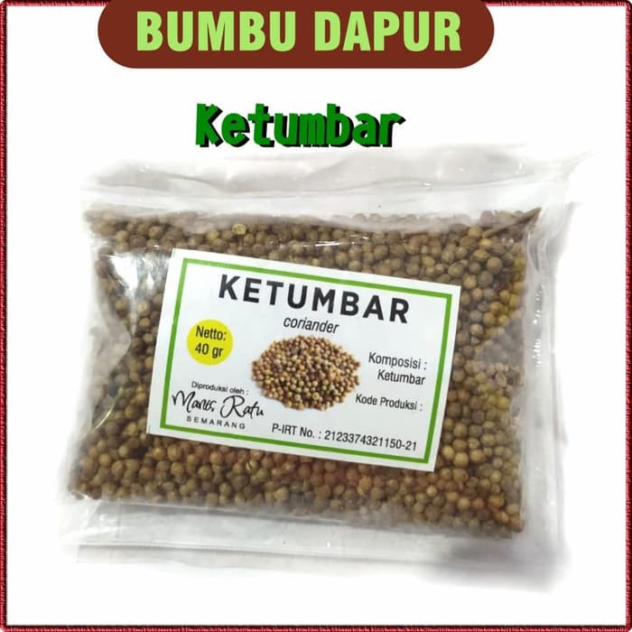 

bumbu ketumbar 40gr rempah bumbu masak pilihan dalam kemasan