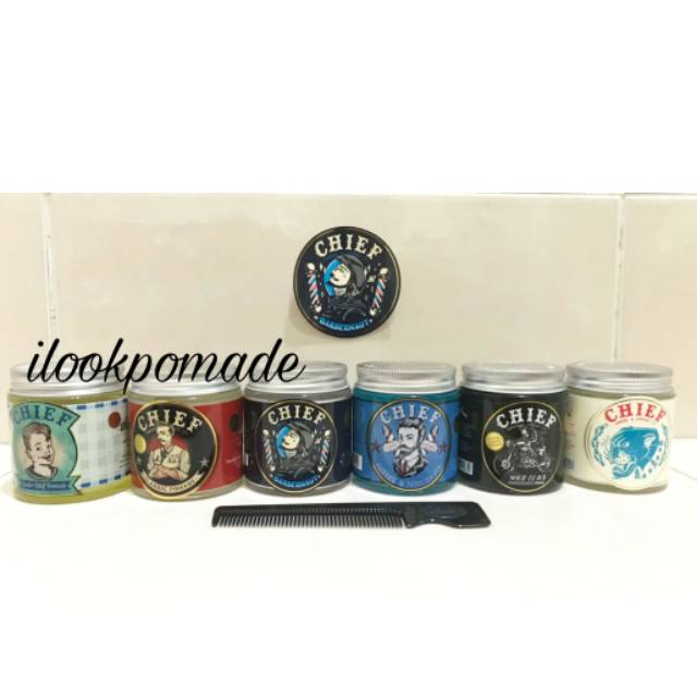 CHIEF POMADE BIG SIZE 6 VARIAN WAXBASED dan WATERBASED