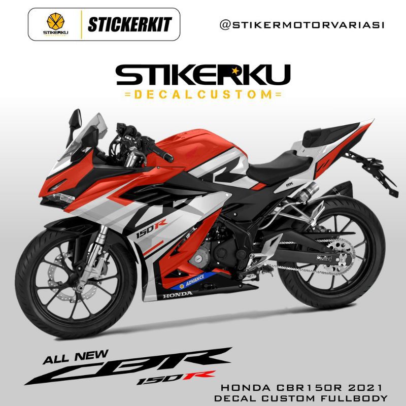 decal CBR150R 2021/strping decal CBR150R 2021/ decal Honda CBR150