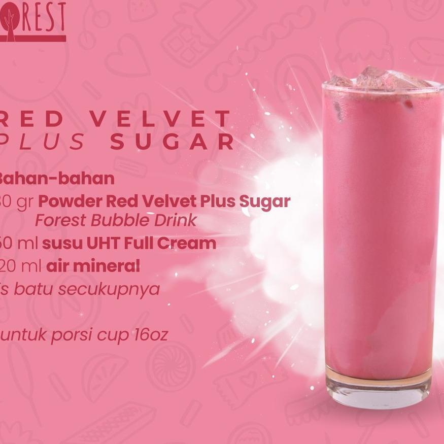 

Bubuk Minuman RED VELVET Powder 1000g PLUS GULA - Forest Bubble Drink 8DKIQ7296